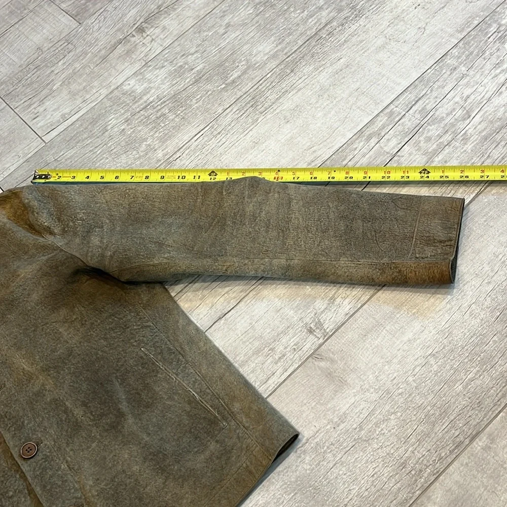 John Varvatos Ivey Leather Shirt Jacket‎ Size 50 - Picture 8 of 13